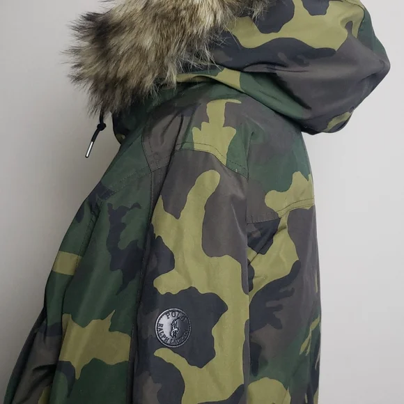 NWT Polo Ralph Lauren Camo Down Parka